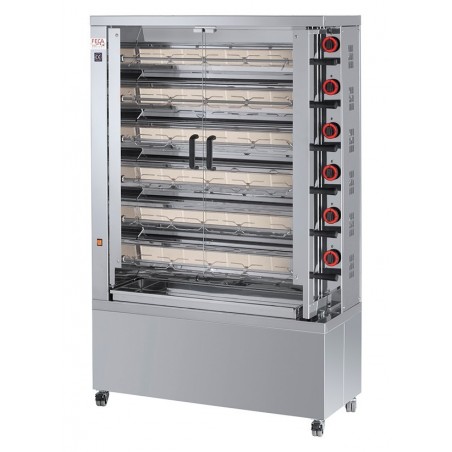 GAS KIPPENSPIT, 6 SPITTEN, MAX 24 KIPPEN ROTG24EKO FECA