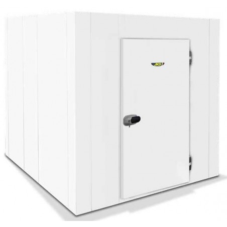 CHAMBRE DE CONGELATION ISO 80 AVEC SOL, DIMENSIONS EXTERIEURES L 1600 X P 1600 X H 2060 MM + 60 MM MCA160x160N JKS
