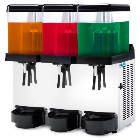KOUDE DRANKDISPENSER 3 x 12 L GZIPPY 3 CAB ITALY