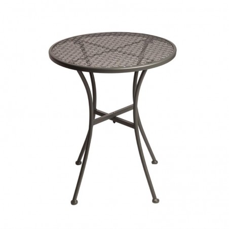 TABLE DE TERRASSE RONDE - GRISE - Ø 600 MM UGG703 BOLERO