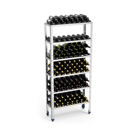 SCHAP VOOR OPSLAG VAN 360 WIJNFLESSEN, L 1400 MM JWINE14 FRICOSMOS