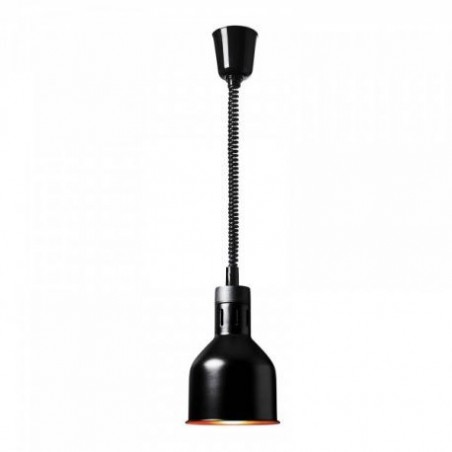 LAMPE CHAUFFANTE A INFRAROUGE Ø 175 MM - NOIR RLC1 FORCAR