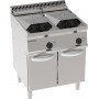 FRITEUSE ELECTRIQUE 2 x 14 L SUR ARMOIRE FERMEE EEF870 TECNOINOX