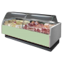 GEVENTILEERDE GEKOELDE TOONBANK (D 895 MM), GEBOGEN RUITEN, L 1040 MM FMR0810VC TECNODOM
