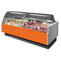 GEVENTILEERDE GEKOELDE TOONBANK (D 895 MM), GEBOGEN RUITEN, L 1520 MM FMR0815VC TECNODOM