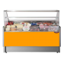 GEVENTILEERDE GEKOELDE TOONBANK (D 780 MM), RECHTE RUITEN, L 2960 MM FIGO7830VD TECNODOM