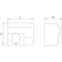 RICHTBARE RVS WANDHANDENDROGER HSMMX FRICOSMOS