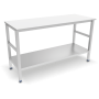 TABLE DE BOUCHERIE AVEC PLAN EN POLYETHYLENE BLANC, L 1000 MM JT1BB-10070 FRICOSMOS