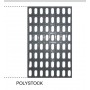 RAYONNAGE 4 NIVEAUX POUR CHAMBRE FROIDE, L 1980 x P 365 MM MODULE 15 "D+E" SOMAFRAC
